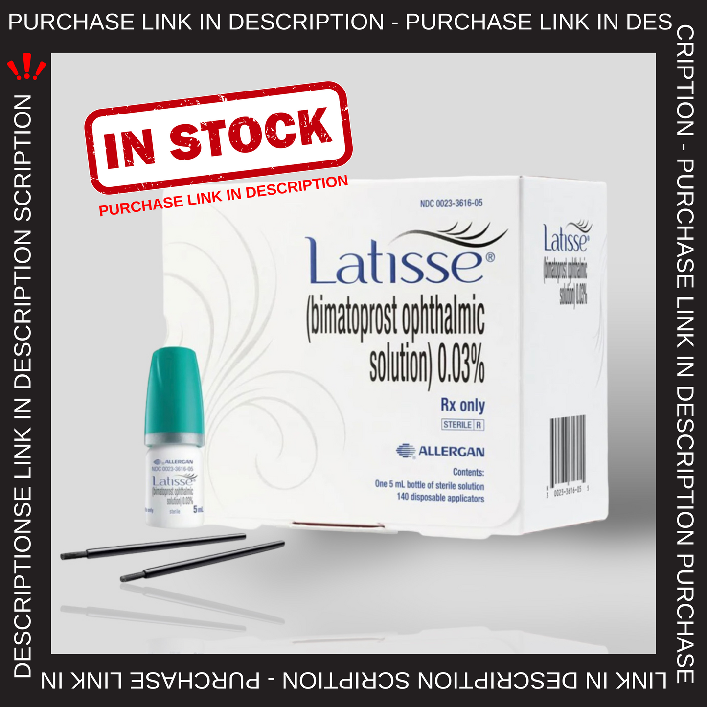 Latisse 5ml kit - AVAILABLE - Link In Description!